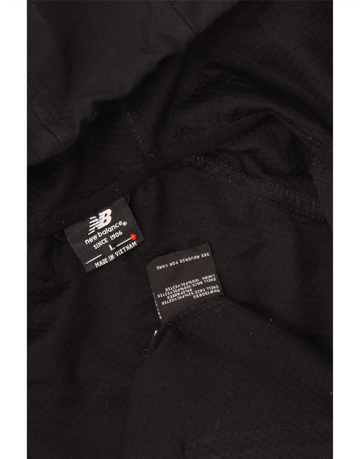 Trening cu glugă pentru bărbați New Balance Jachetă mare, negru, poliester