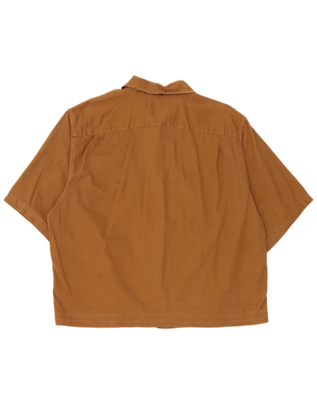 Cămașă cu mânecă scurtă pentru bărbați Wrangler, bumbac maro XL