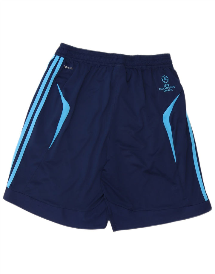 Pantaloni scurți sport pentru bărbați Adidas Climalite, mari, albastru, poliester