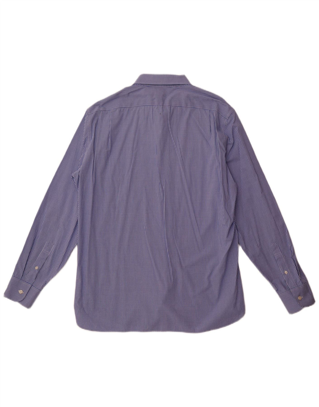 Cămașă elastică pentru bărbați J. Crew Mărimea 17 17/12 XL Vichy albastru