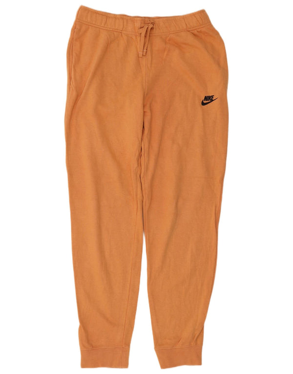 Pantaloni de trening Nike pentru femei Joggeri UK 14 Bumbac portocaliu mediu