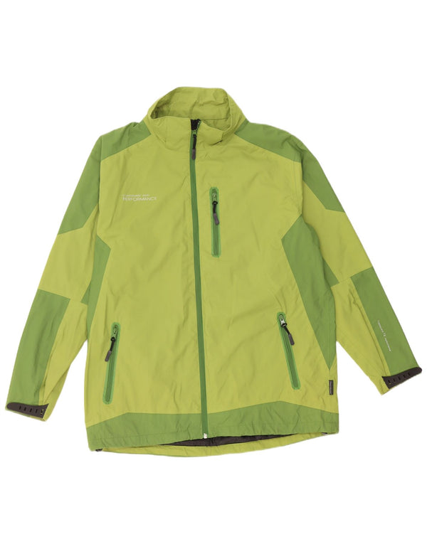 Jachetă de ploaie pentru bărbați de la Garda de Coastă UK 40, mare, verde, nailon color bloc