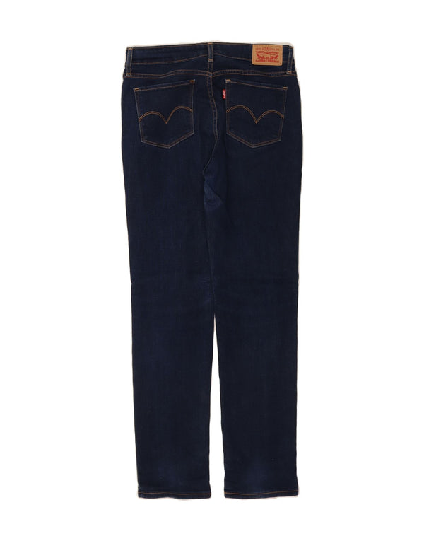 LEVI'S Womens Straight Jeans W28 L30 Blue Cotton