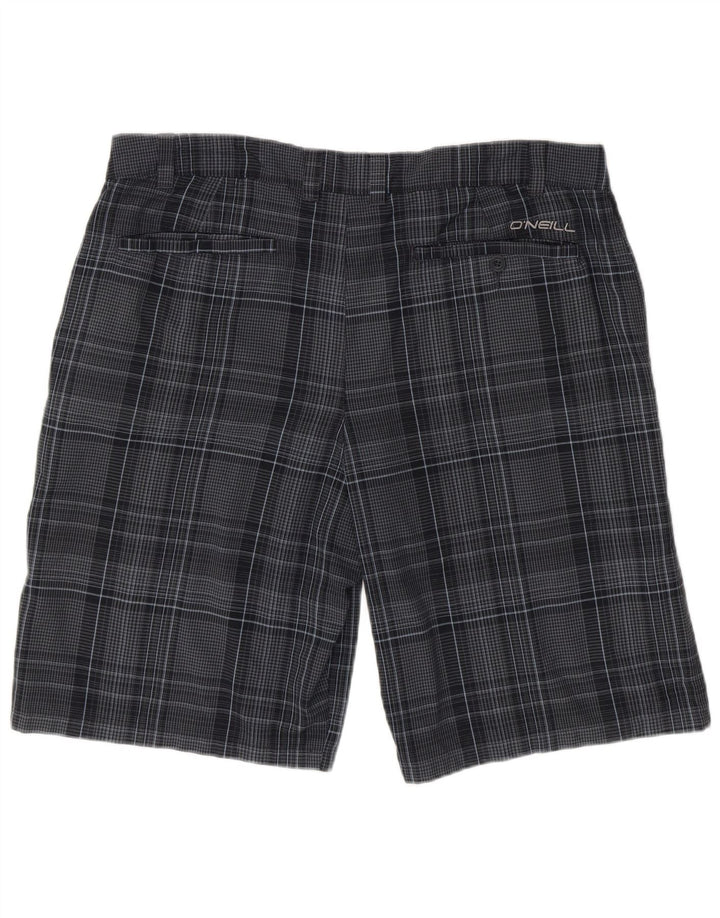 Pantaloni scurți chino pentru bărbați O'Neill W38 XL, poliester în carouri bleumarin