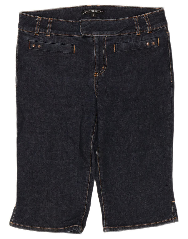 Bermude pentru femei Marks & Spencer, din denim, UK 8 Small W30 Bumbac bleumarin