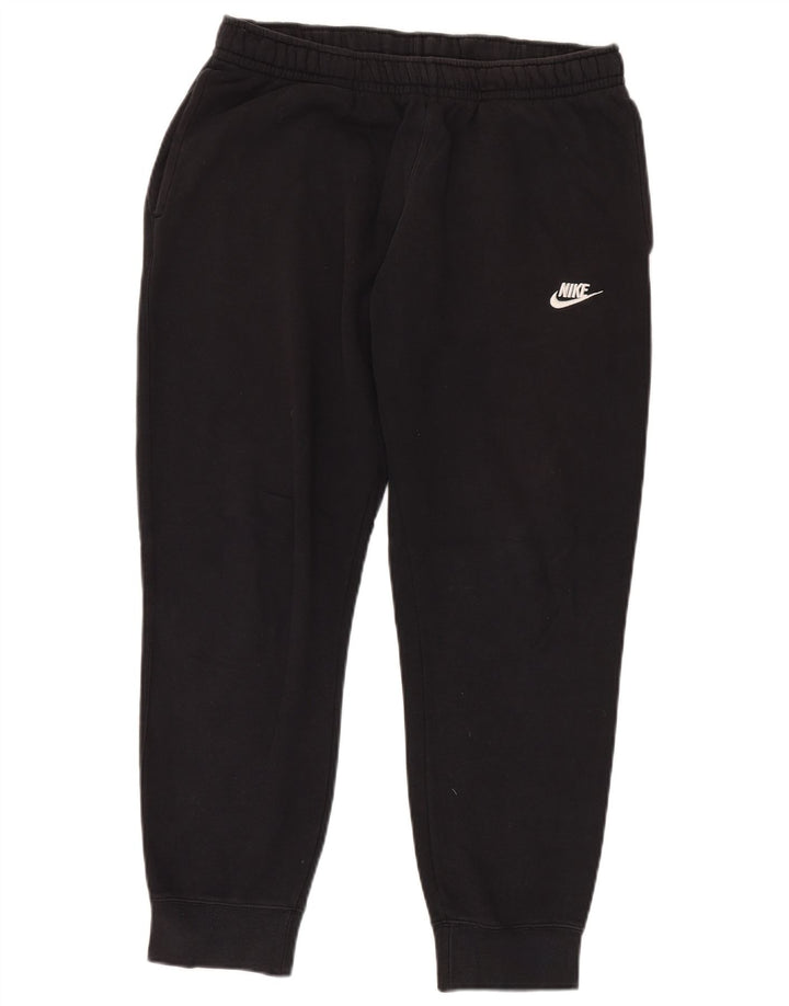 Pantaloni de trening pentru bărbați NIKE Pantaloni de jogging mari, negru, bumbac