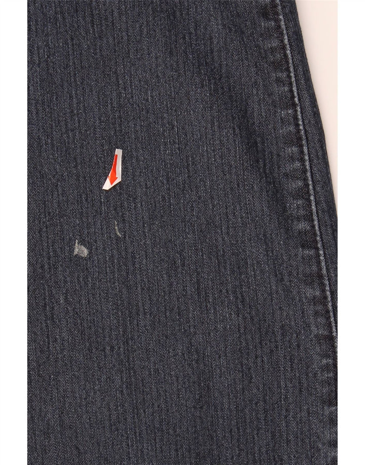 MOSSIMO Womens Flared Jeans US 10 Large W32 L32 Navy Blue Cotton Vintage Mossimo and Second-Hand Mossimo from Messina Hembry 
