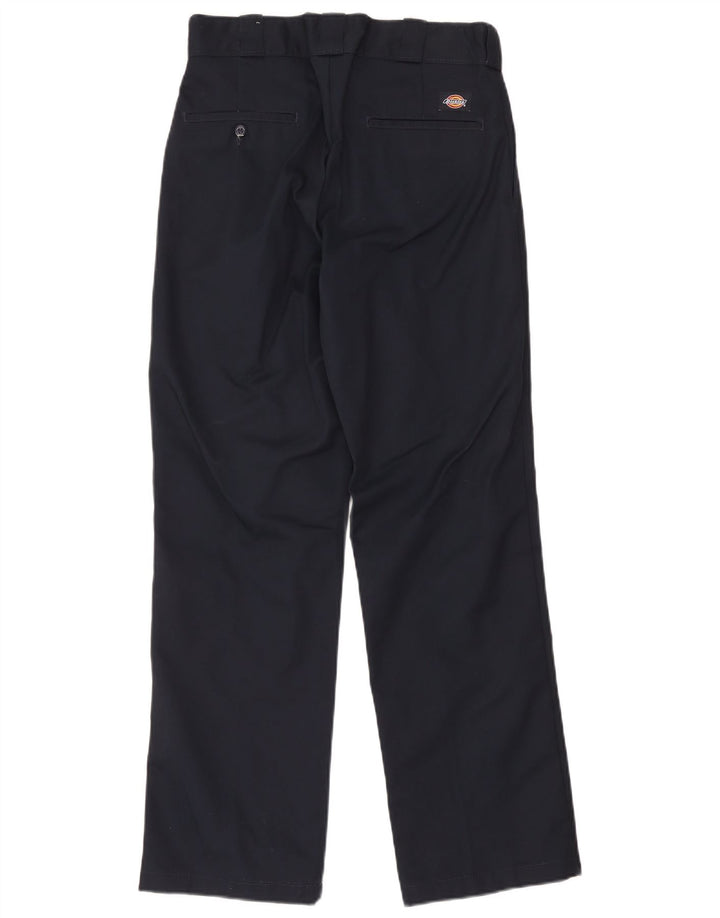 Pantaloni chino drepți pentru bărbați Dickies L31 L32 Poliester bleumarin