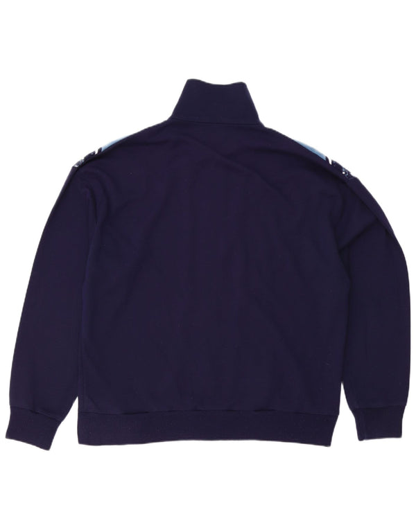 Trening pentru bărbați Vintage Top Jachetă mare, albastru bleumarin, color block