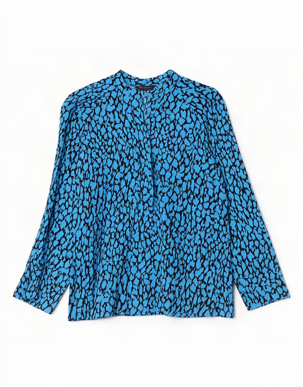 Bluză cu mânecă lungă pentru femei Marks & Spencer UK 12 Medium Blue