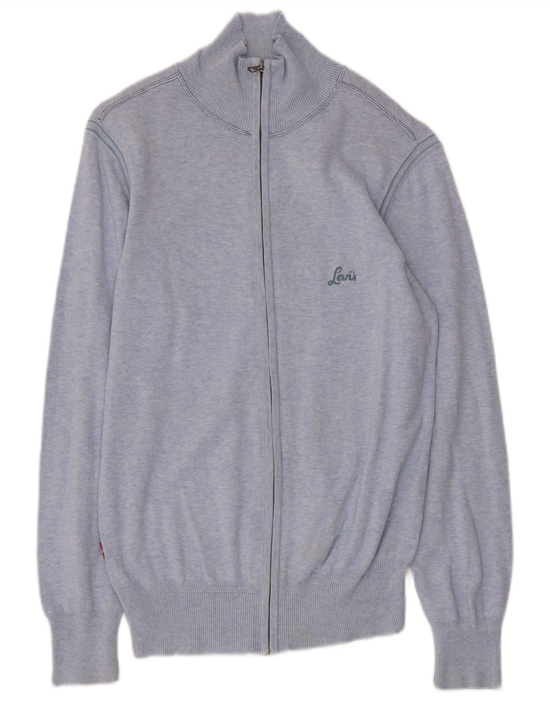 Pulover cardigan pentru femei LEVI'S UK 10 mic, albastru, bumbac