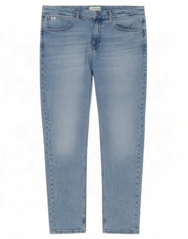 Blugi slim pentru bărbați Calvin Klein W38 L32 Bumbac albastru
