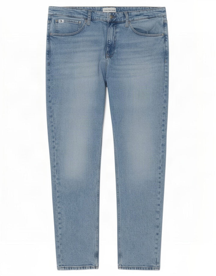 Blugi slim pentru bărbați Calvin Klein W38 L32 Bumbac albastru