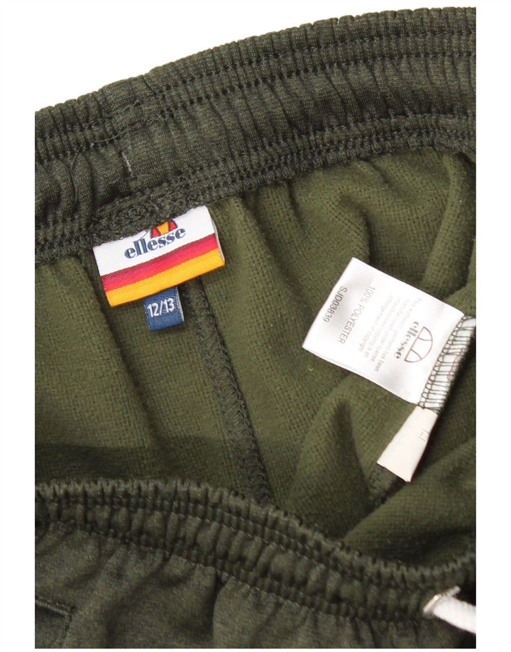Pantaloni scurți sport Ellesse pentru băieți 12-13 ani Kaki Poliester