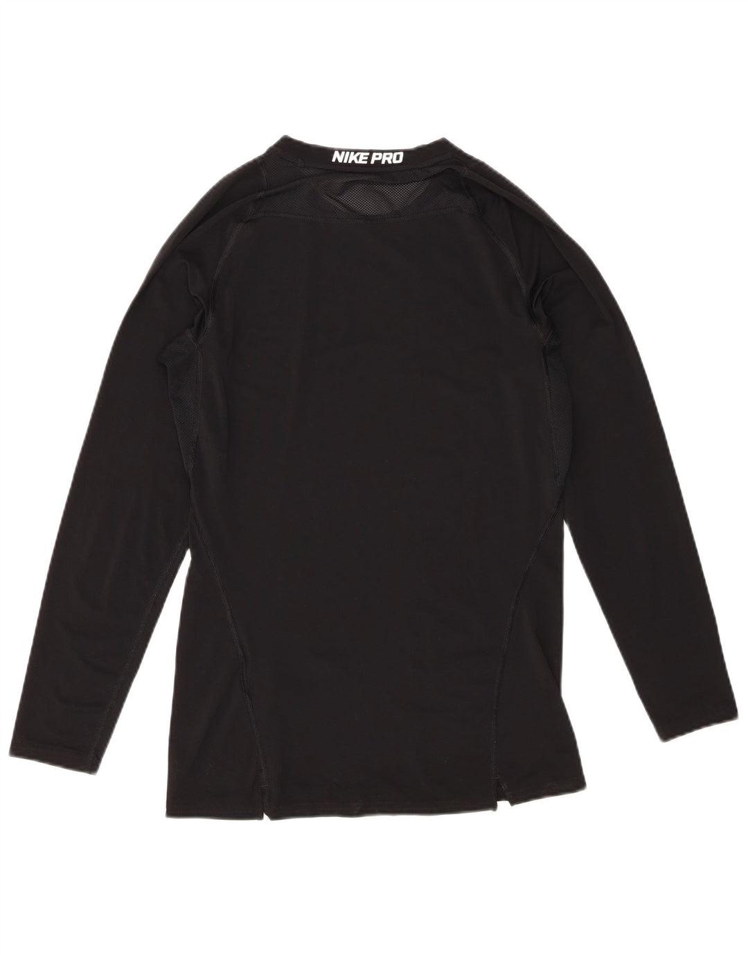 Nike Dri Fit Top cu mânecă lungă pentru femei UK 14 Poliester negru mare