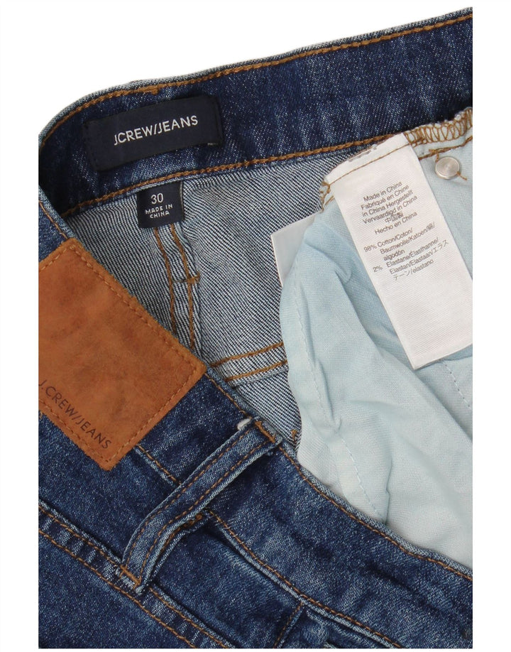 Blugi drepti pentru femei J. CREW L30 L27 Bumbac albastru