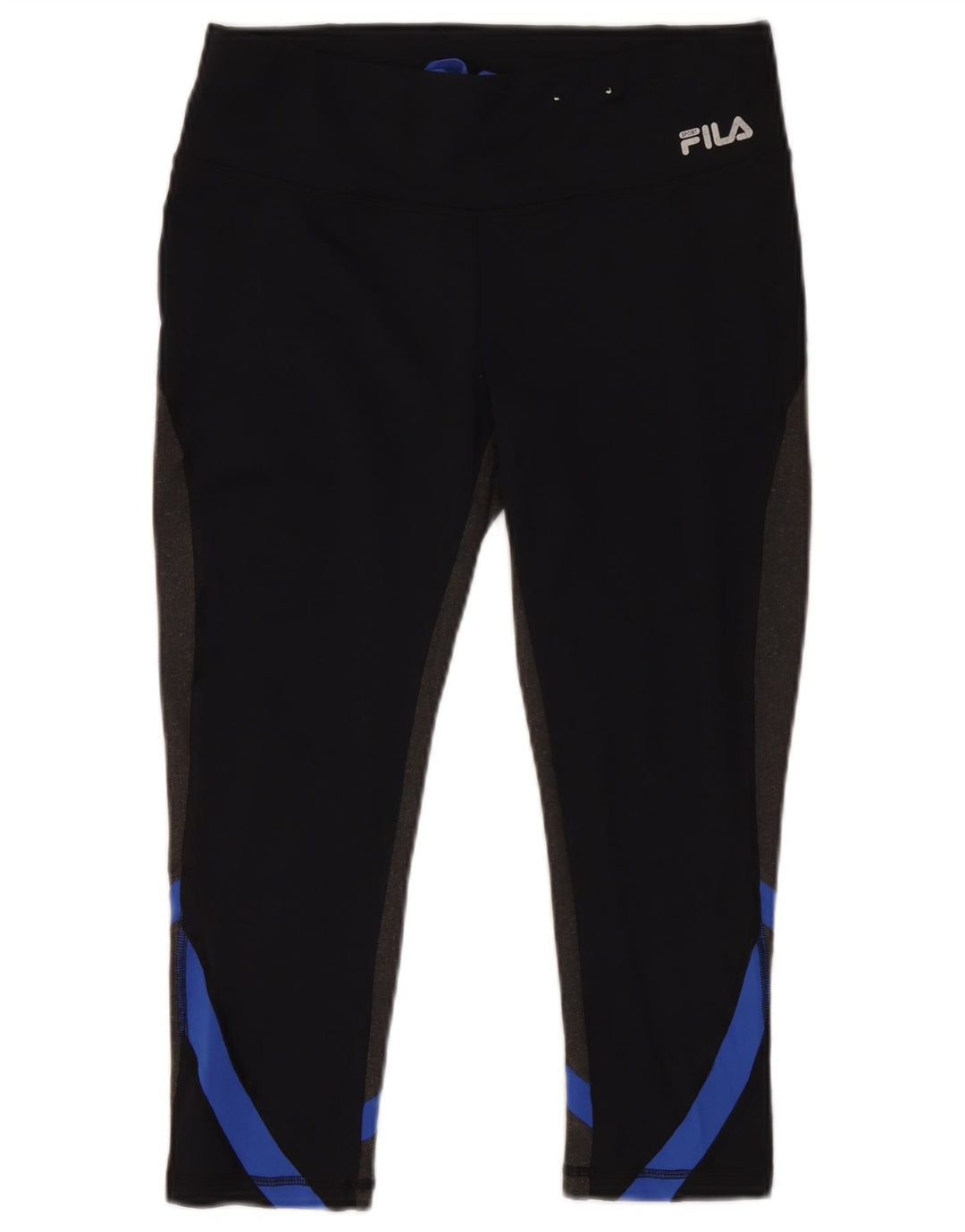 Leggings Capri Fila pentru femei UK 14 Medium Black Colorblock Poliester