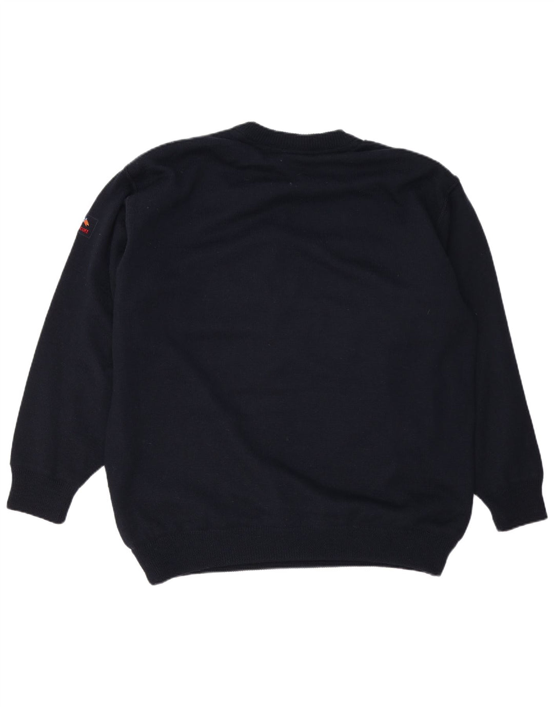 WHISPER Pulover pentru bărbați cu gât crew pentru iahting, XL, poliester bleumarin
