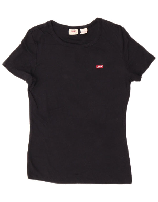 Tricou pentru femei Levi's Top UK 12 Medium Black Bumbac