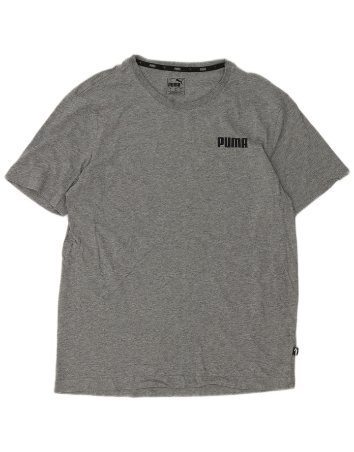 Tricou pentru bărbați Puma Top din bumbac gri mediu