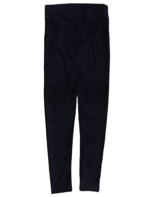 Leggings din velur pentru femei Marks & Spencer UK 6 XS Bumbac bleumarin