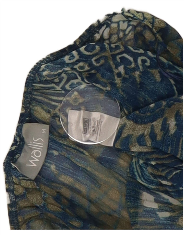Rochie Wallis pentru femei cu mânecă lungă în etaje UK 12 Medium Blue Paisley Poliester