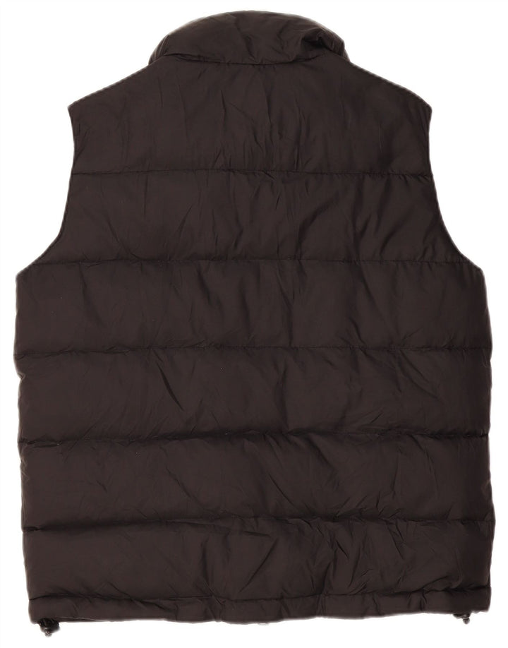 Gilet căptușit pentru bărbați vintage, mic, negru, nailon