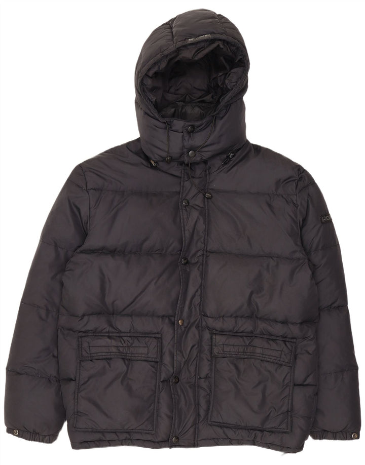 Jachetă căptușită cu glugă pentru bărbați Gas UK 40 Large Black