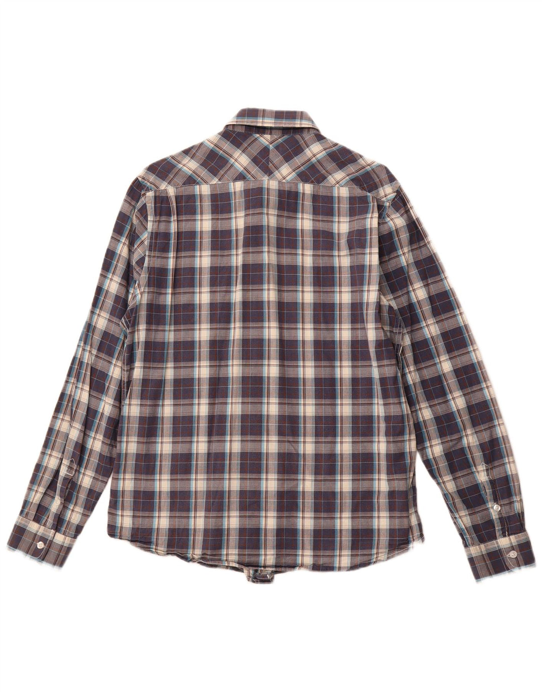 Cămașă pentru bărbați LEE, mare, albastru, bumbac cu carouri