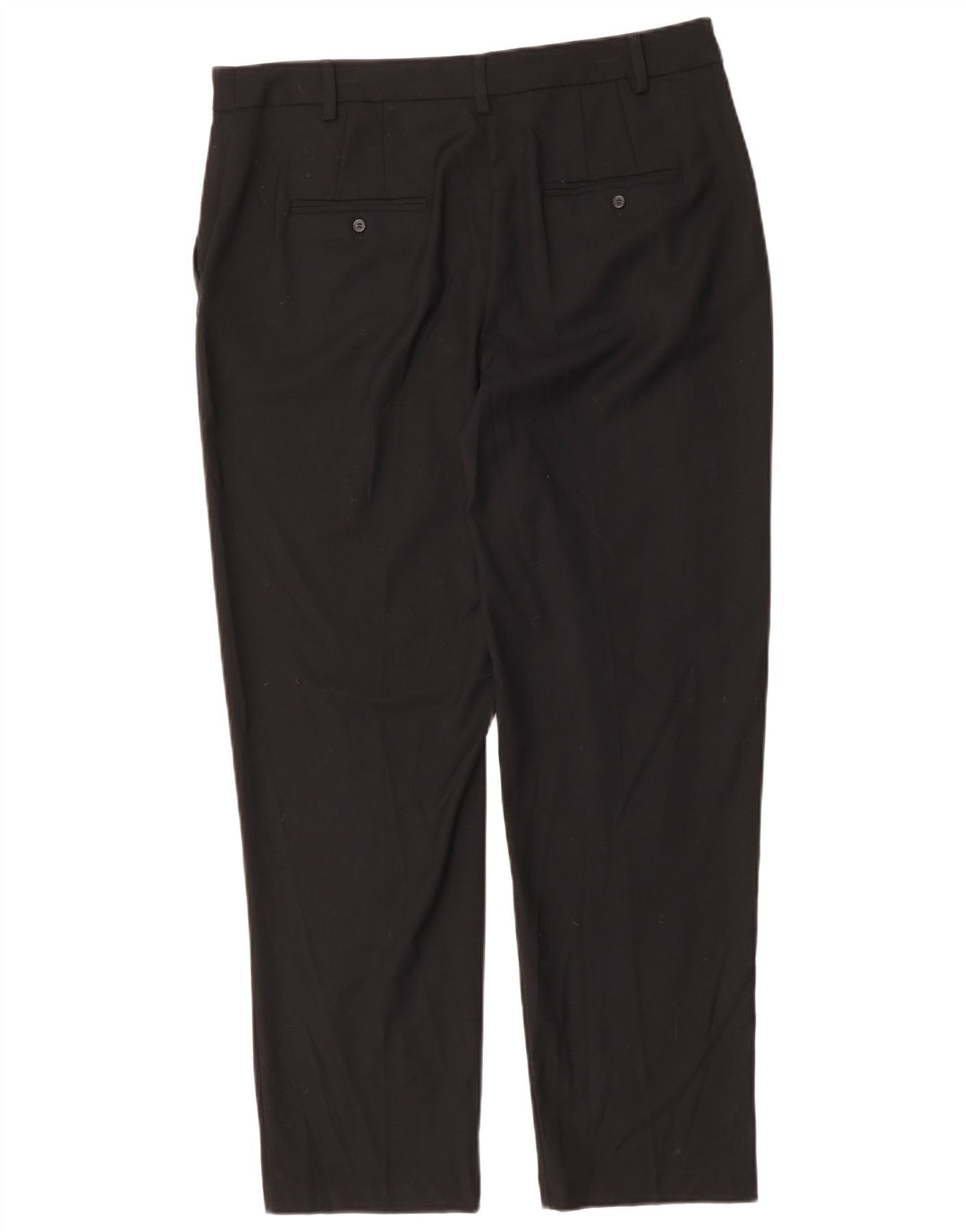 MARKS & SPENCER Pantaloni chino relaxați pentru femei UK 14 Large W36 L30 Black