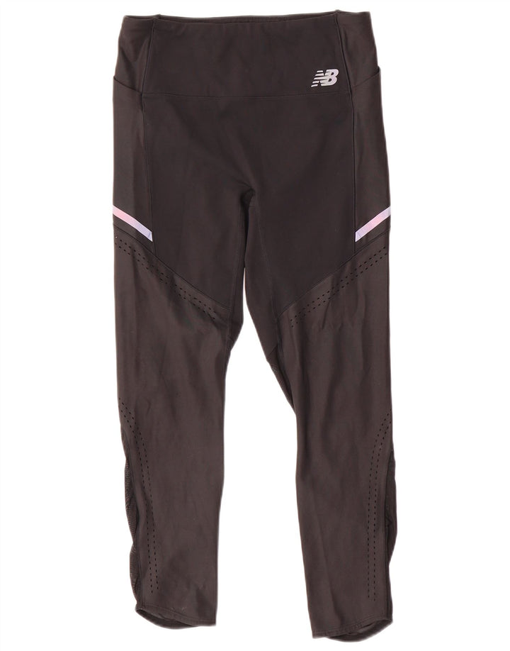 Leggings pentru femei New Balance UK 12 Poliester mediu negru