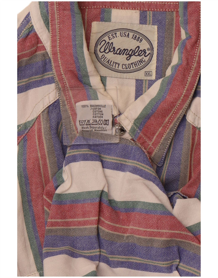 Cămașă pentru bărbați WRANGLER 2XL, bumbac cu dungi multicolore