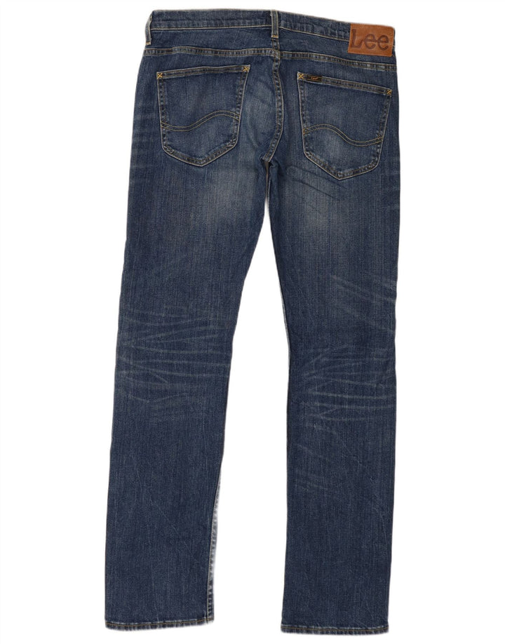 Blugi Lee Powell Slim pentru bărbați L34 L34 Bumbac bleumarin