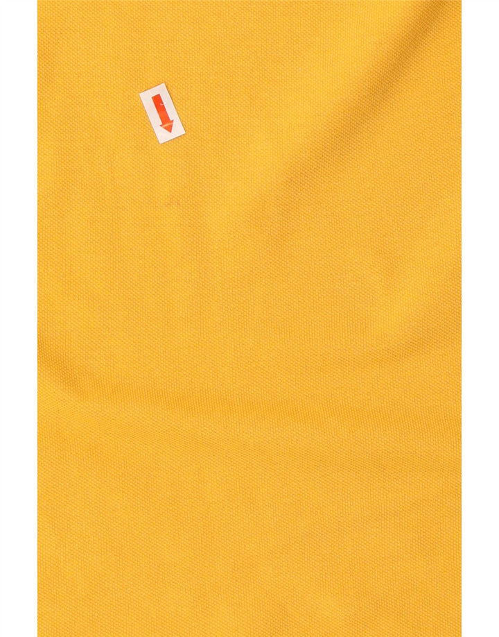 DACK'S Tricou polo pentru bărbați, bumbac galben mare