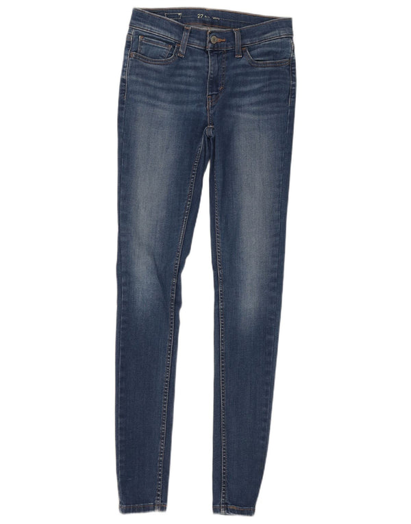 Blugi slim skinny Levi's pentru femei W27 L32 bumbac albastru