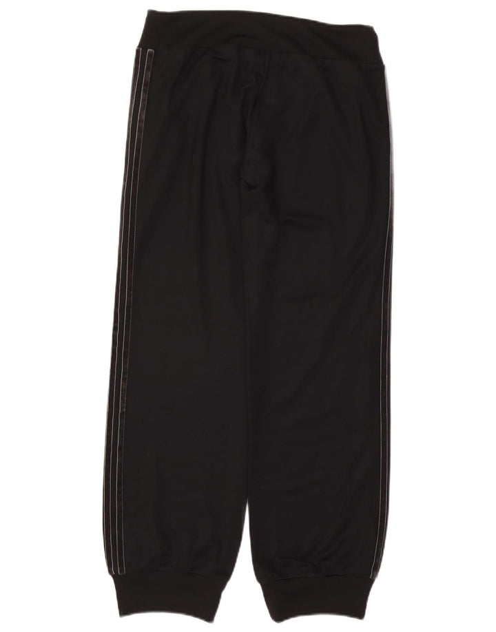 Pantaloni de trening Adidas pentru femei Joggeri UK 14 Poliester mediu negru