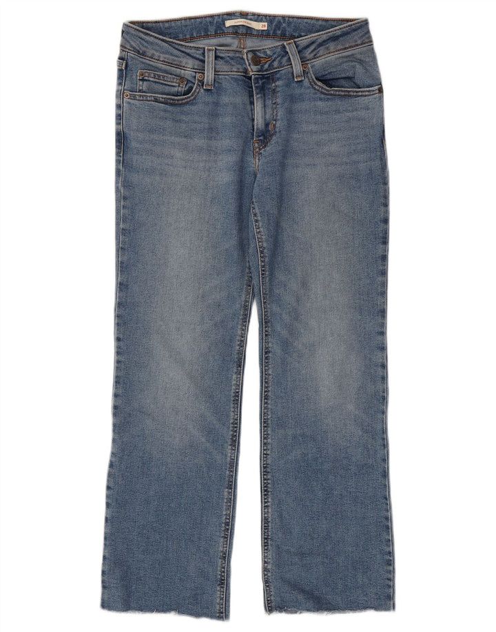 Blugi Levi's Super Low Bootcut W28 L30 Bumbac albastru