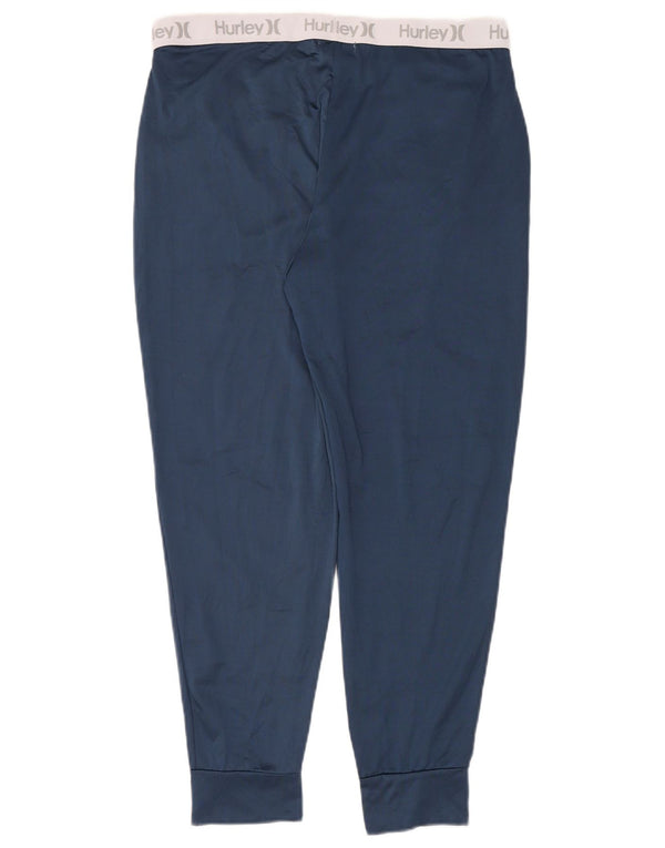 Pantaloni de trening cu grafic pentru femei Hurley Pantaloni de jogging UK 16 Mare bleumarin