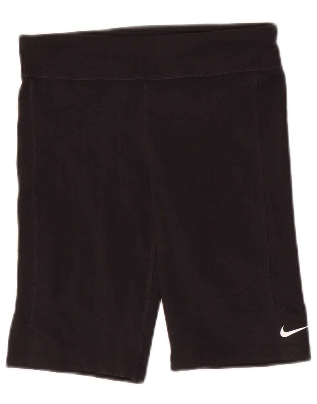 Pantaloni scurți sport Nike pentru fete 10-11 ani poliester mediu negru