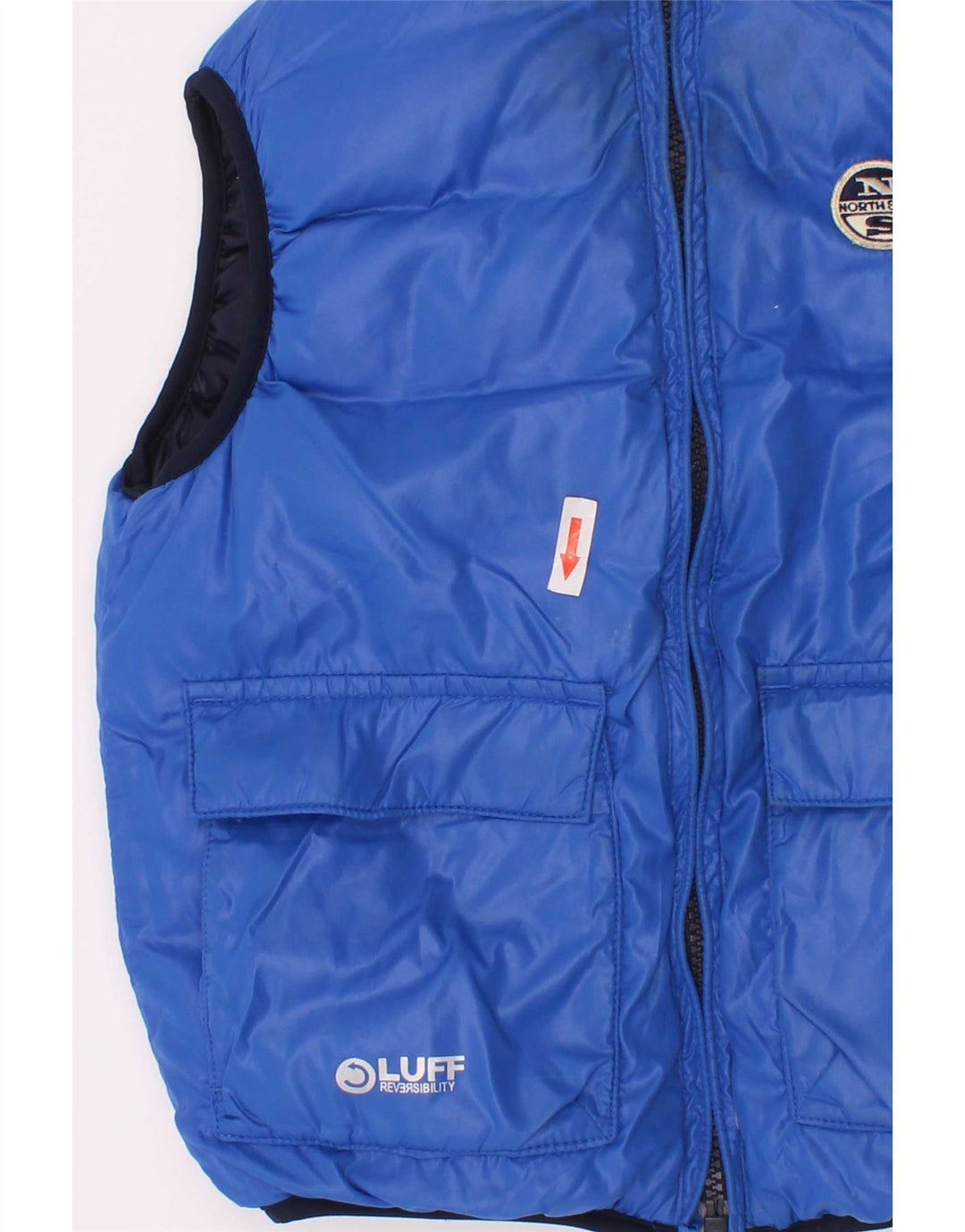 Gilet Captusit Reversibil pentru Baieti North Sails 3-4 Ani Poliester Bleumarin