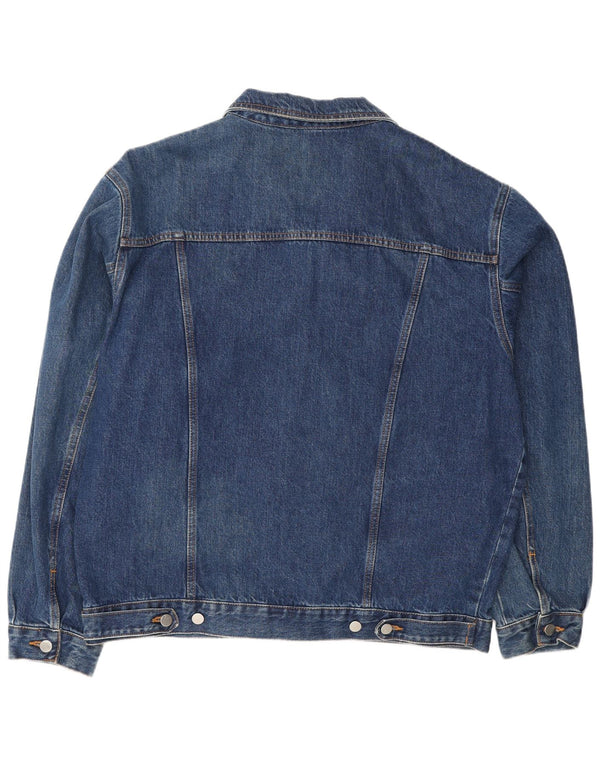 Jachetă de blugi vintage pentru bărbați UK 44 2XL Bumbac albastru