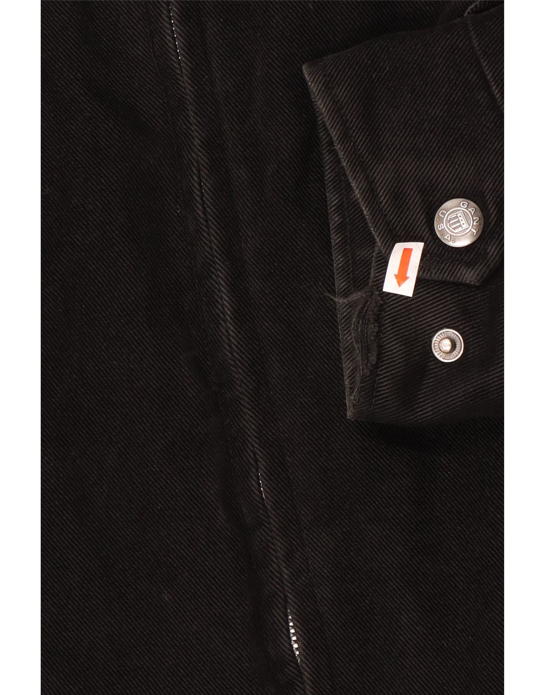 Bomber GANT pentru bărbați UK 38, bumbac mediu negru