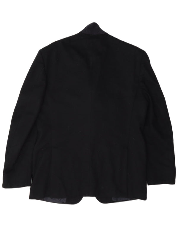 Jachetă pentru bărbați Trussardi cu 2 nasturi IT 52 XL Lână bleumarin