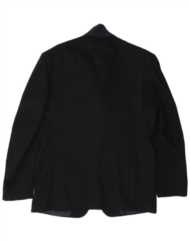 Jachetă pentru bărbați Trussardi cu 2 nasturi IT 52 XL Lână bleumarin
