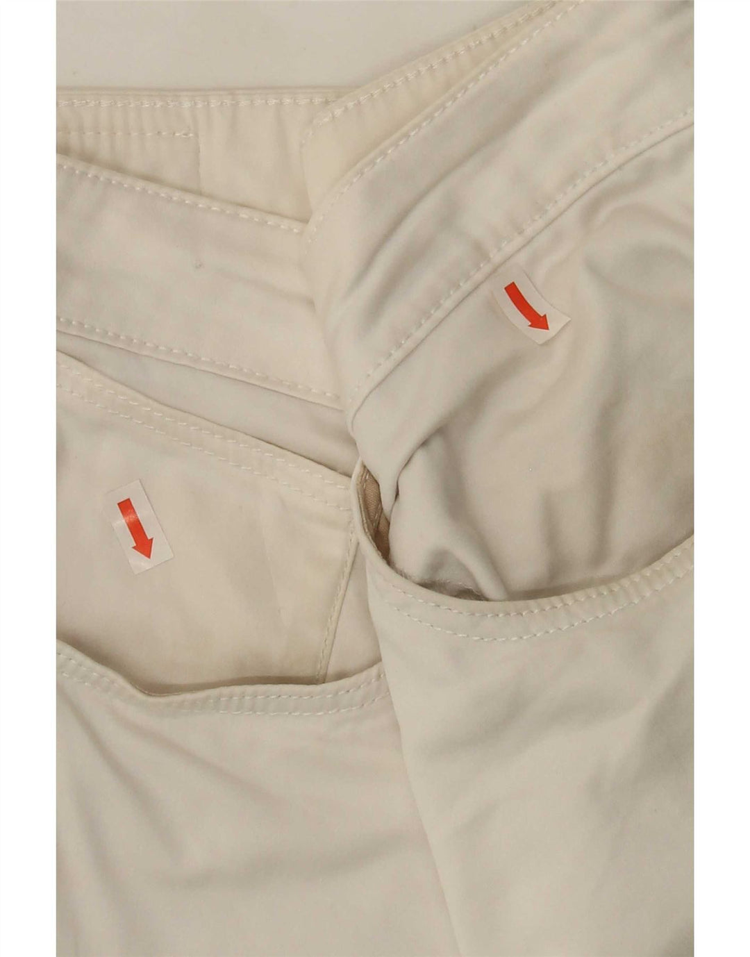 Pantaloni casual slim pentru bărbați Zara EU 40 Medium L31 L29 Alb