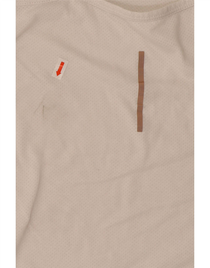 Vesta Nike Dri Fit pentru femei UK 14, mare, poliester alb