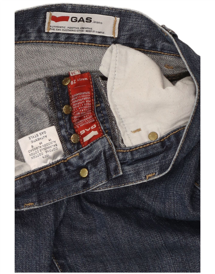 Blugi subțiri pentru femei GAS L28 L34 Bumbac albastru