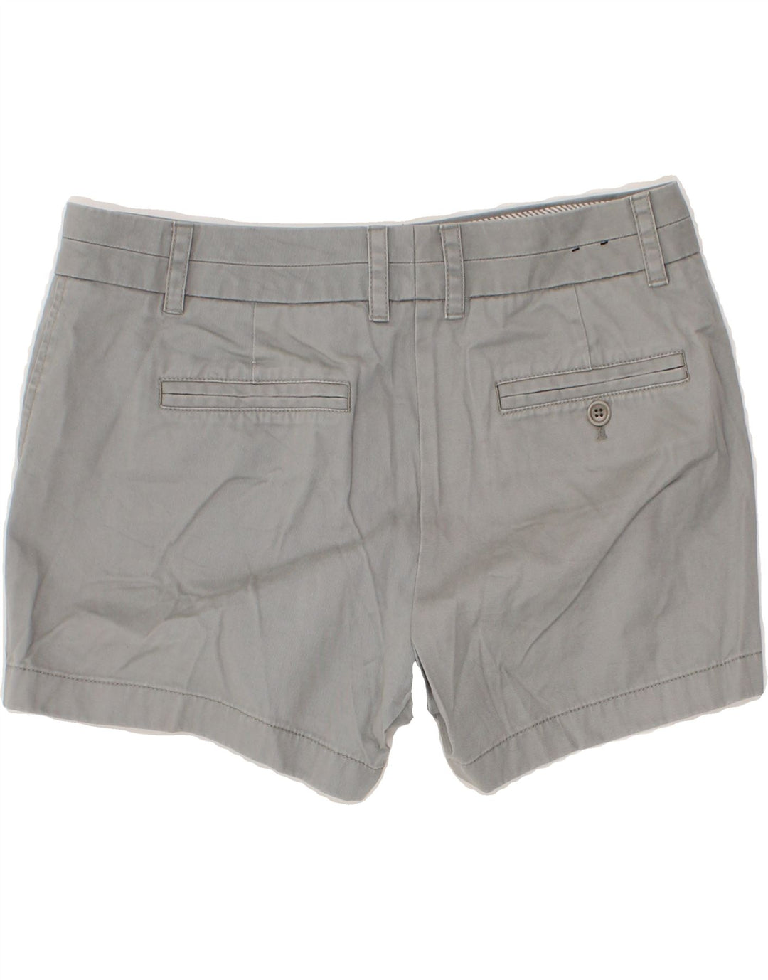 J. CREW Womens Chino Shorts US 8 Medium W34  Grey Cotton Vintage J. Crew and Second-Hand J. Crew from Messina Hembry 