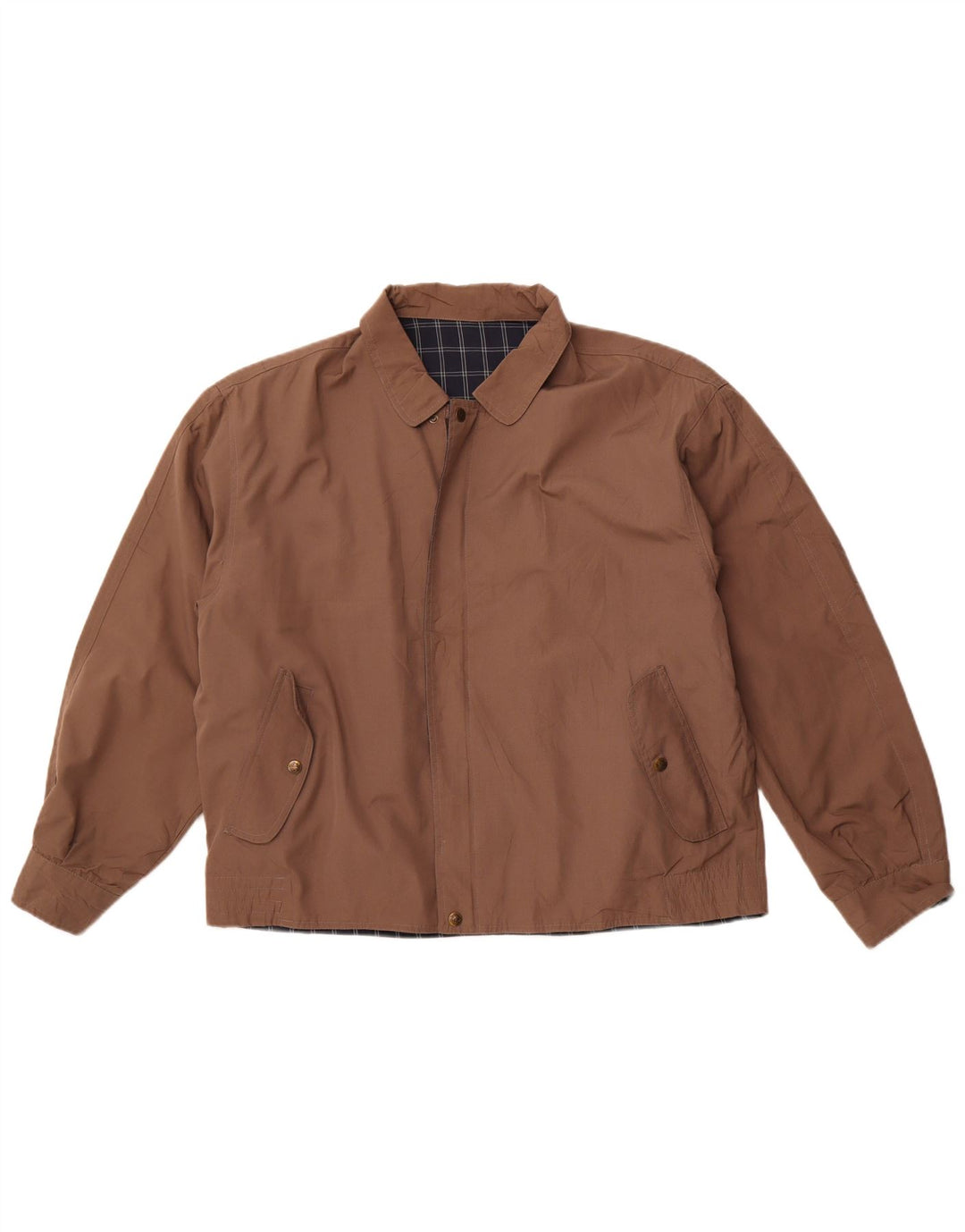 Jachetă reversibilă pentru bărbați VINTAGE UK 40, mare, maro, din poliester