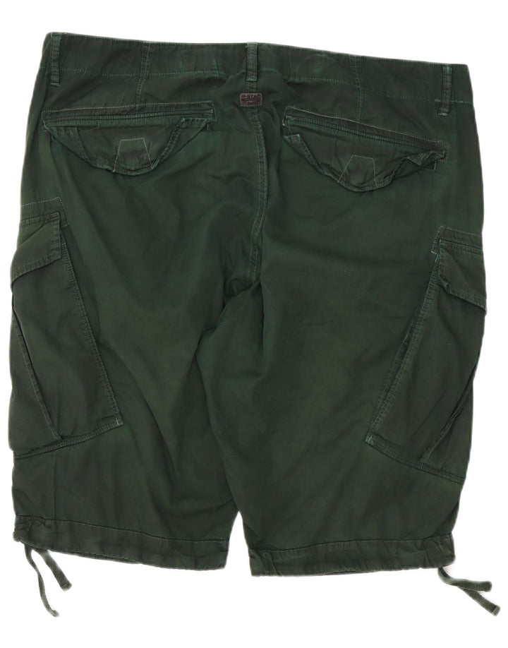 Pantaloni scurti cargo G-STAR pentru bărbați, W40 XL, verde bumbac